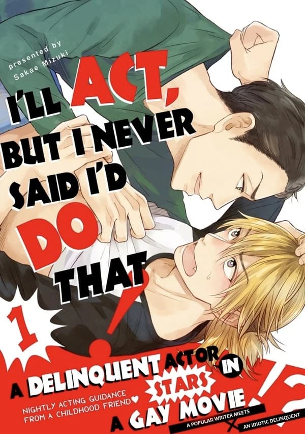 I'll Act, But I Never Said I'd Do That! manga cover