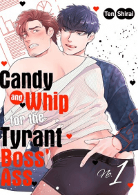 Candy and Whip for the Tyrant Boss' Ass manga cover