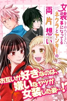 Josou Shite Mendoukusai Koto ni Natteru Nekura to Yankee no Ryou Kataomoi manga cover