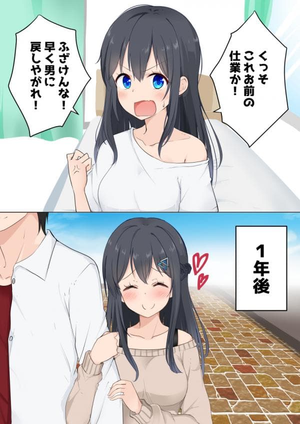 The Fallen TS Girl manga cover