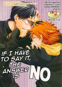 Dochira ka to ittara kotae ha NO da - Haikyuu!! dj