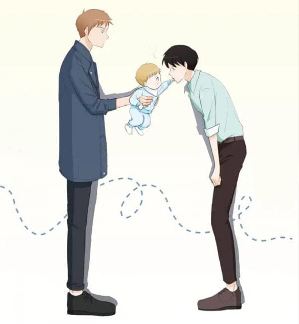 Raising a Child and Falling in Love manga cover