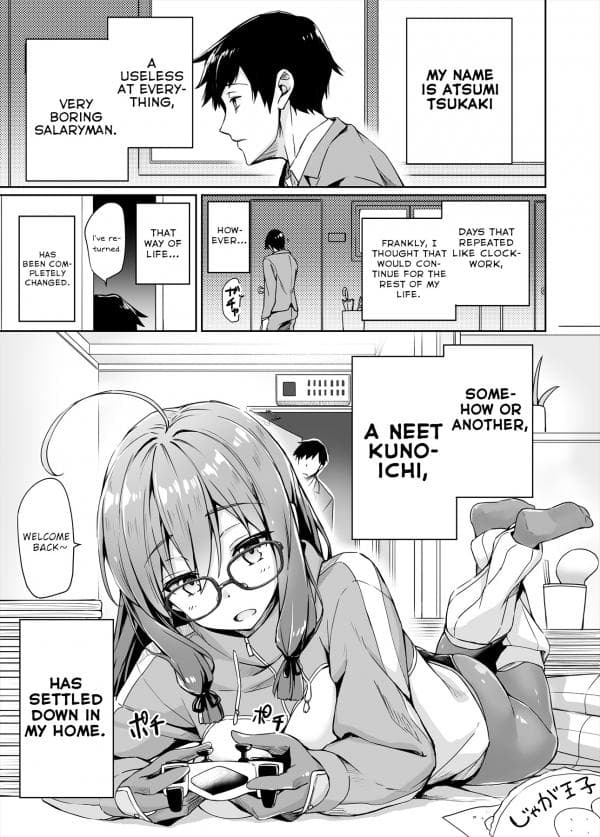 Somehow, I Started Living With a NEET Otaku Kunoichi manga cover
