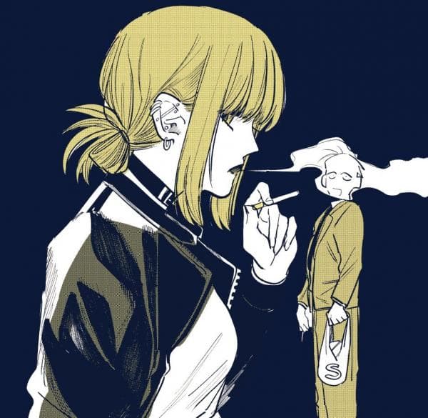 A Story About Smoking at the Back of the Supermarket manga cover