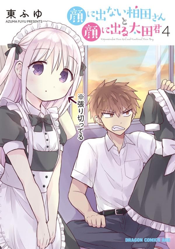 Expressionless Kashiwada-san and Emotional Oota-kun manga cover