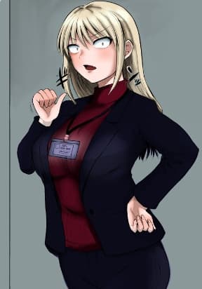 A scary boss, but from now on she's going to be happier and happier. manga cover