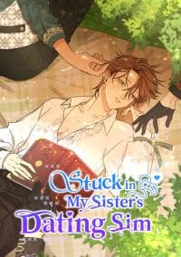 Stuck in My Sister's Dating Sim manga cover