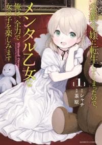 I've been reincarnated as a duke's daughter, so I'm a mental maiden, and I'll do my best to enjoy girls manga cover