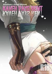 Kaveh Pays Rent - Genshin Impact dj manga cover