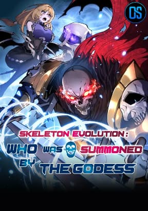 Skeleton Evolution: who was summoned by the Goddess manga cover