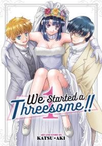 We Started a Threesome!! «Official» manga cover