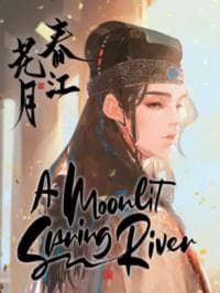 A moonlit spring river manga cover