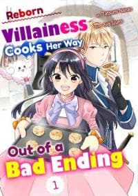 Reborn Villainess Cooks Her Way Out of a Bad Ending /Official manga cover