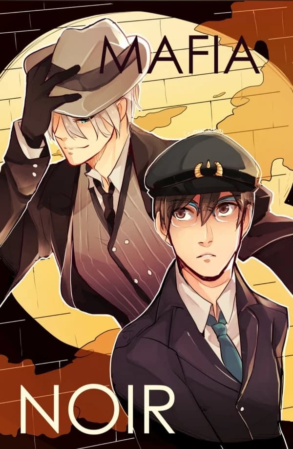 Yuri on ice Mafia Au manga cover