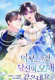 Honey, I Think That’s a Misunderstanding manga cover