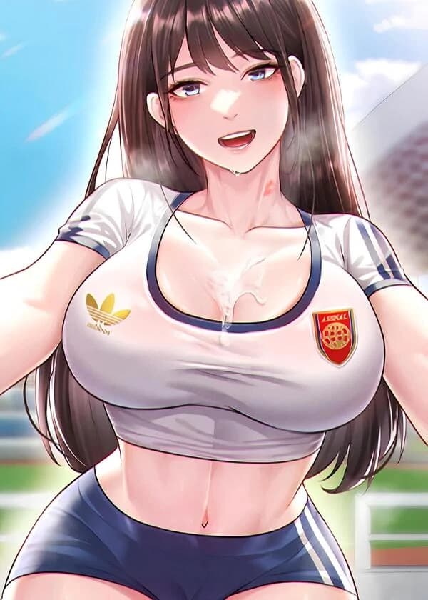The Hottie's Good at Football manga cover