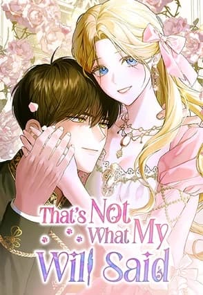That's Not What My Will Said manga cover